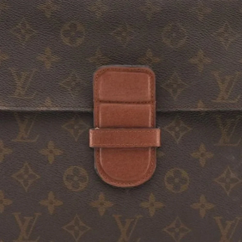 Louis Vuitton Monogram Poche Ministre Document Case Authentic Vintage 70s Model